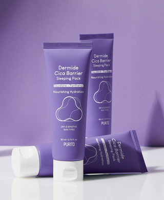 Purito Dermide Cica Barrier Sleeping Pack  80ml flesje