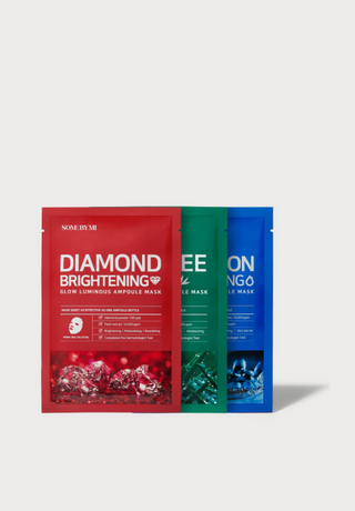 SOME BY MI Tea Tree Calming Glow Luminous Ampoule Mask 3pcs